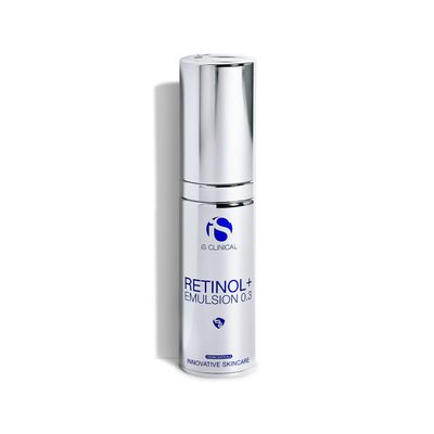 iS Clinical Retinol+ Emulsion 0.3, reduce fine lines and wrinkles, smooths appearance, helps brighten complexion