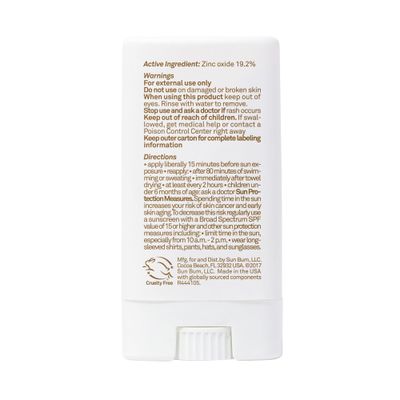 Sun Bum Mineral SPF 50 Face Stick Sunscreen | Water-Resistant Broad Spectrum Sunblock with Vitamin E | Hypoallergenic | Hawaii 104 Act Compliant (Octinoxate & Oxybenzone Free)| Travel Friendly 0.53 oz