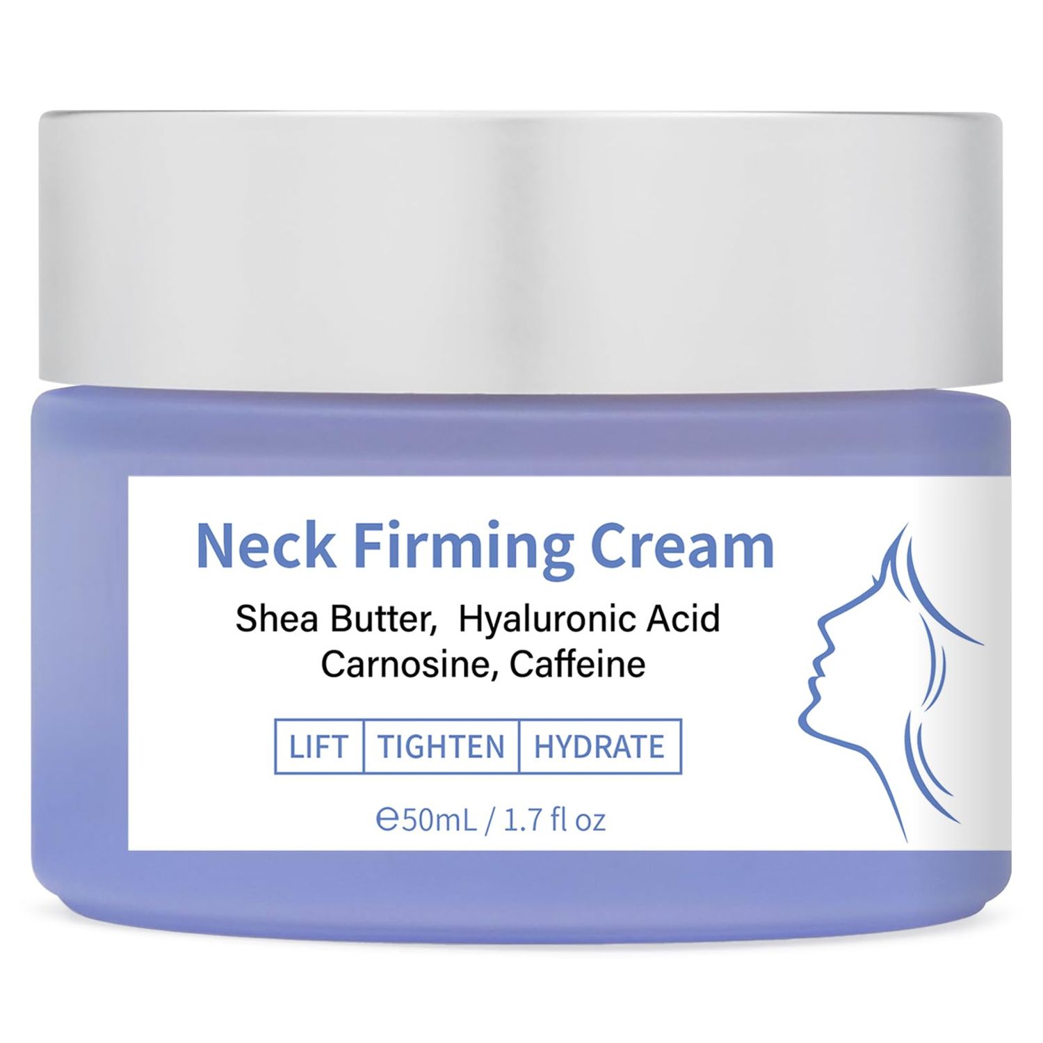 Neck Firming Cream, Tighten &amp; Lift Neck Cream, Anti-Aging Wrinkle Neck Cream with Repair Complex, Tightening and Lifting Sagging Skin, Skin Care Moisturizer Cream, Suitable for All Skin Types - 1.7 oz