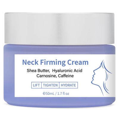 Neck Firming Cream, Tighten &amp; Lift Neck Cream, Anti-Aging Wrinkle Neck Cream with Repair Complex, Tightening and Lifting Sagging Skin, Skin Care Moisturizer Cream, Suitable for All Skin Types - 1.7 oz
