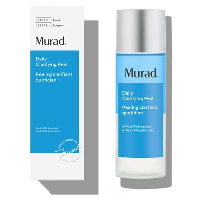 Murad Daily Clarifying Peel - Exfoliating Peel Solution - Resurfacing Retinoid/AHA/BHA Liquid - Skin-Smoothing Retinoid, Salicylic Acid &amp; Glycolic Acid Peel for Face, 3.2 Fl Oz