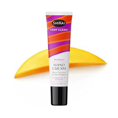 ShiKai Very Clean Hydrating Hand Cream (Mango, 2 oz) | Moisturizer Lotion for Dry Skin | For Nourished, Hydrated Hands