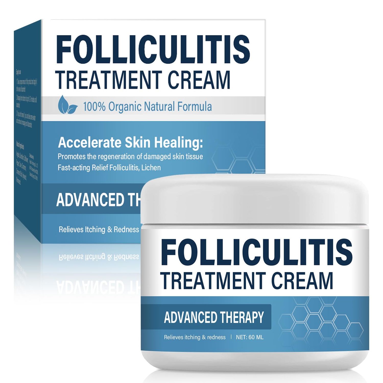 SudopoABAB Folliculitis Cream, Folliculitis Treatment Cream Effective Treatment for Folliculitis Scalp Face and Body, Severe Folliculitis Treatment