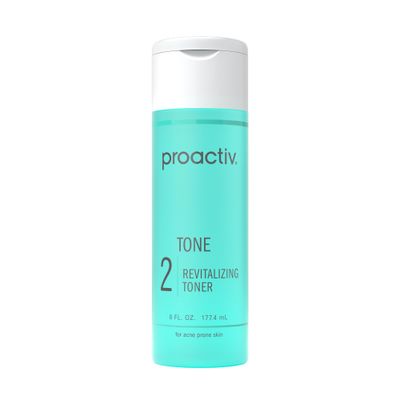 Proactiv Hydrating Facial Toner for Sensitive Skin Alcohol Free Toner for Face Care Pore Tightening Glycolic Acid and Witch Hazel Formula Acne to Balance &amp; Remove Impurities, Light Teal, 6 Fl Oz