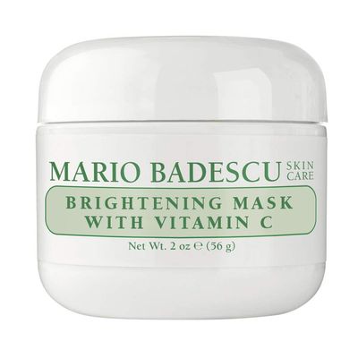 Mario Badescu Brightening Mask with Vitamin C for All Skin Types | Face Mask That Brightens Skin and Unclogs Pores | Formulated with Vitamin C &amp; Kaolin Clay | 2 FL OZ