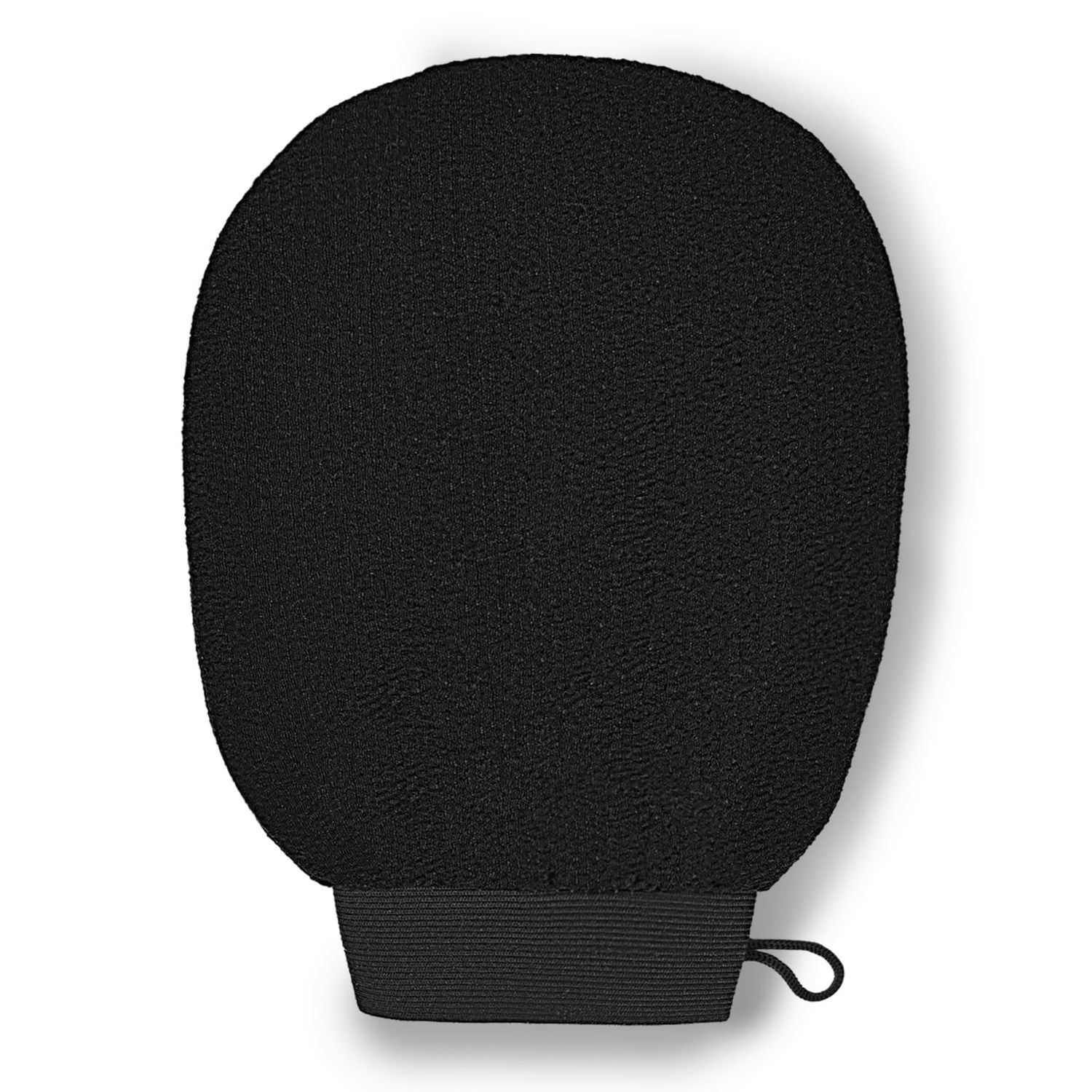 Tandoler Exfoliating Glove(1pc)-Remove Unnecessary Dead Skin and Exfoliator, Keratosis Pilaris Treatment, Can Be Used Before Self Tanner Mitt and Body BufferBlack