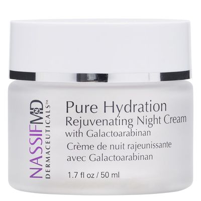 NassifMD Pure Hydration Rejuvenating Night Cream with Vitamin C to support Natural Collagen and provide Antioxidants | Anti Aging Cream (1.7oz)