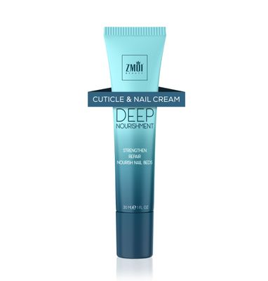 ZMOI Cuticle &amp; Nail Cream Treament, Deep Nourishing - USA Made - Daily Repair Nail Care w/Organic Shea Butter, Jojoba Oil - Soften Cuticles, Strengthen Nails, Hydrating (1 Fl Oz/Pack of 1)