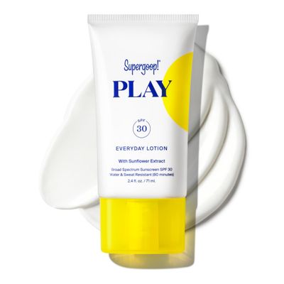 Supergoop! PLAY Everyday SPF 30 Lotion, 2.4 oz - Broad Spectrum Sunscreen for Sensitive Skin - Water &amp; Sweat Resistant Body &amp; Face Sunscreen - Clean Ingredients - Great for Active Days