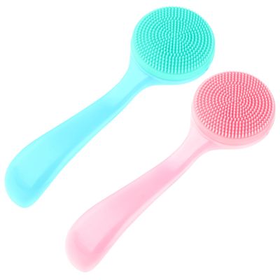 Mabor 2 Pcs Silicone Face BrushFacial Brushes for Cleaning and Exfoliating,Soft, Skin-Friendly Touch,Effective Cleansing,Facial Scrub Brush,Face Brush Exfoliator,Silicone Face Scrubber