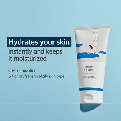 ROUND LAB Birch Juice Moisturizing Cleanser | Unclogs hidden sebum, Clears away dead skin cells., Soothing, Low pH, Gel Type Cleanser (5.07 fl.oz)