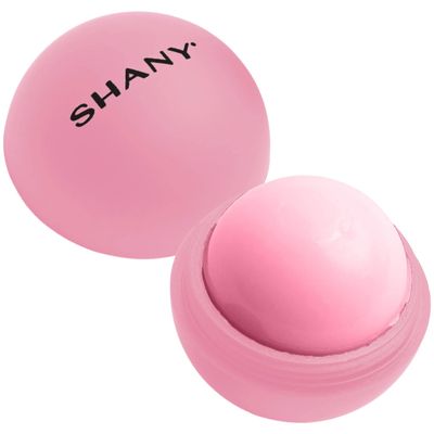 SHANY Lip Balm Sphere - Nourishing Hydrating Lip Balm Lip Care Infused with Shea Butter and Moisturizing Oils to Soothe and Repair Dry and Cracked Lips - Pink