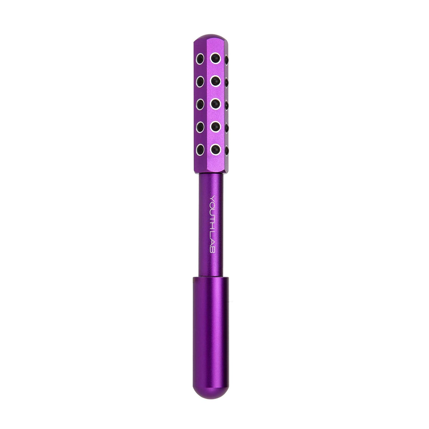 YouthLab Radiance Roller - Germanium Stone Uplifting Face Beauty Massage Tool /Roller/Wand for Skin Tightening/Firming, De-Puffing, Sculpt/Lift, Anti-Aging (Purple)