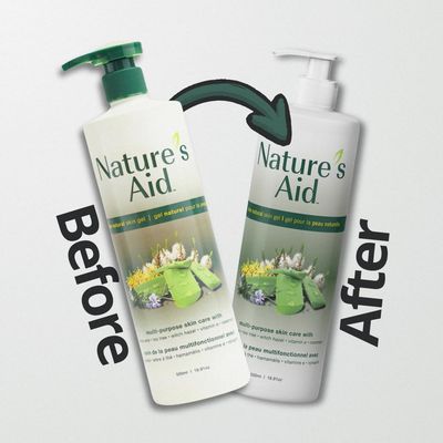 Natural Skin Gel with 3x Aloe Vera for Dry, Flaky & Itchy Skin | Facial Acne, Brown Spots, Toner & Cleanser | Sunburn | Skin Rashes | Bug Bites & Stings | Shaving, Waxing & Laser
