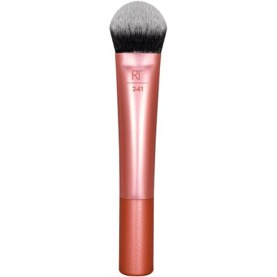 Real Techniques Seamless Complexion Makeup Brush, For Foundation, Primer, &amp; Moisturizer, Multipurpose Foundation Brush Or Skincare Tool, Streak-Free, Buildable Coverage &amp; Natural Finish, 1 Count