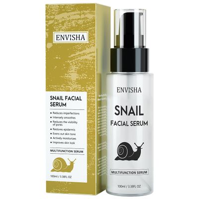 Snail Facial Serums,Hydrating Serum for Face with Snail Secretion Filtrate for Dull Skin &amp; Fine Lines, Anti-Aging,Wrinkle Care, Skin Nutrition