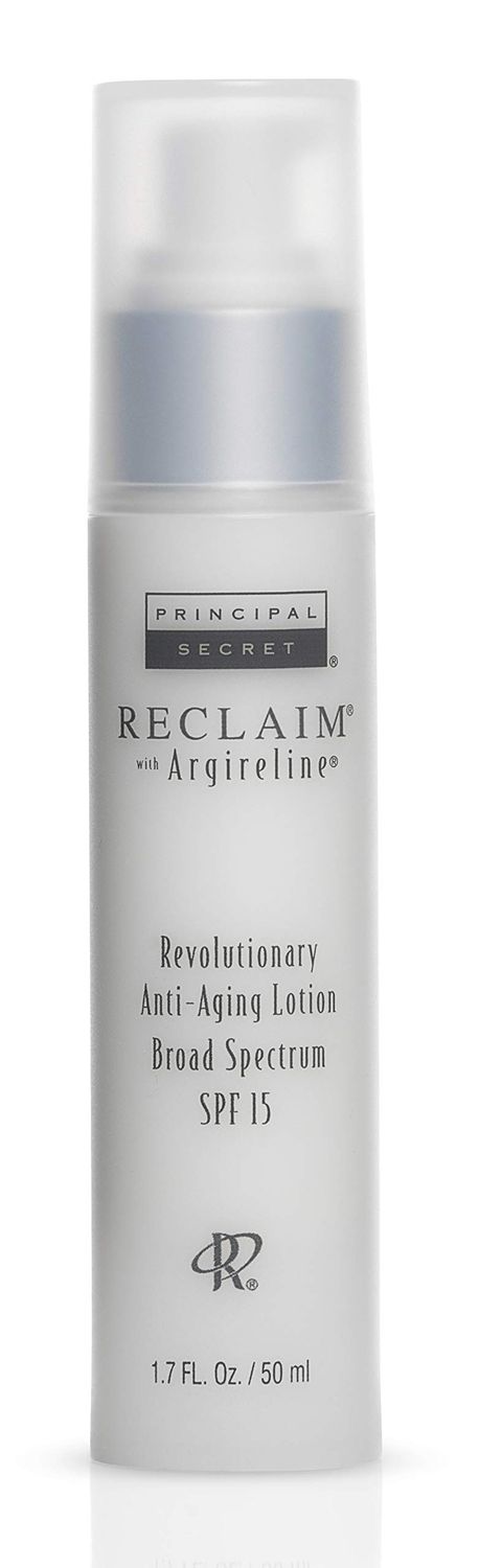 Principal Secret - Reclaim with Argireline - Revolutionary Anti-Aging Lotion - Green &amp; White Tea Antioxidant Broad Spectrum SPF 15 - 1.7 Ounces
