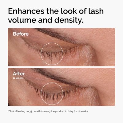 The Ordinary Multi-Peptide Lash and Brow Serum, Peptide-Powered Formula for Thicker, Fuller Looking Lashes &amp; Brows, 0.16 Fl Oz