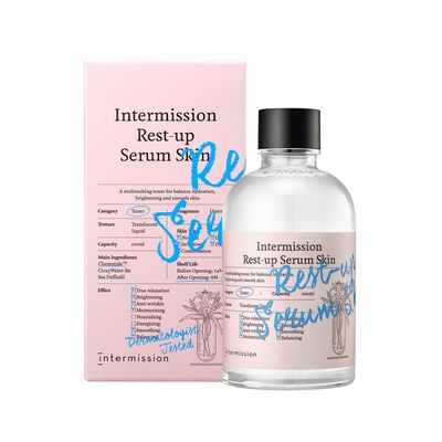 Intermission Rest-up Serum Skin 6.76 fl ozK-beautySkin FloodingSkin HIITHyaluronic acid MoisturizingSkinimalismCleanBeautyDermatologyPeptid, Pink