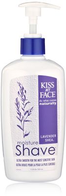 Kiss My Face Vitamin Enriched Moisture Shave with Essential Oils, Lavender &amp; Shea - 11 oz