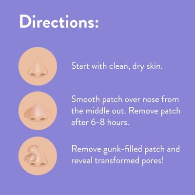 Peach Slices | Nose Pore Patches | Medical-Grade Hydrocolloid | Targets Pores &amp; Pimples | Absorbs Oil Overnight | Vegan | Cruelty-Free | Facial Skin Care Products | 7 Ct