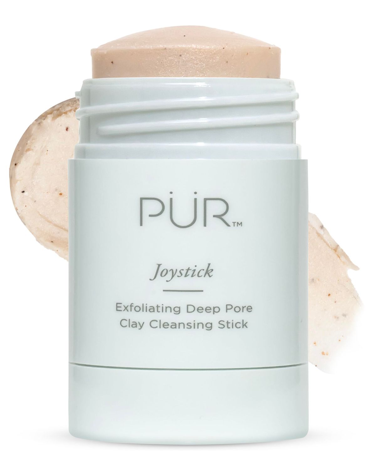 PR Minerals Face Clay Mask Stick - Exfoliating Deep Cleanser Joystick Clay Mask for Pores &amp; Blackheads - Facial Cleanser Skincare with Moroccan Clay &amp; Charcoal Rejuvenates &amp; Purifies Skin, Vegan