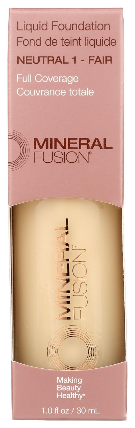 MINERAL FUSION Neutral 1 Liquid Foundation, 1 FZ