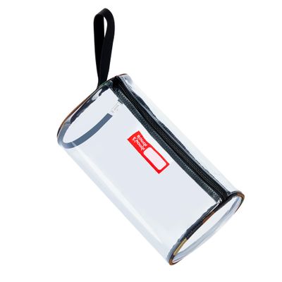 Rough Enough Clear Toiletry Bag Sunscreen Cosmetic Bag Large for Family Beach Long Travel Trip Journey Small Skincare Equipment Storage