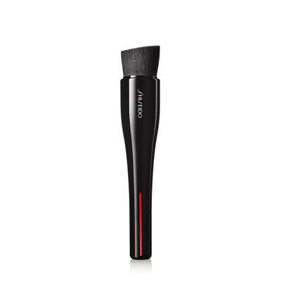 Shiseido HASU FUDE Foundation Brush - Flat, Angled Design for Precision &amp; Excellent, Streak-Free Coverage - High-Performance, Synthetic Bristles - Made in Japan