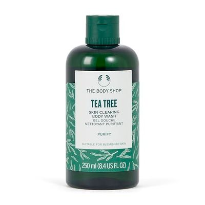 The Body Shop Tea Tree Skin Clearing Body Wash - Daily Wash for Clearer Looking Skin - For Oily, Blemished Skin - 8.4 oz