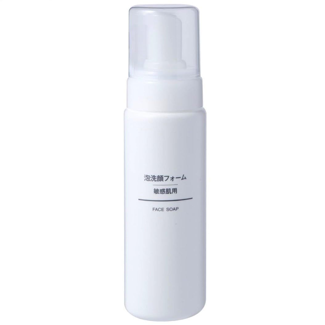 MUJI Sensitive Skin Cleansing Foam (Mousse) - 6.76 fl oz (200ml)