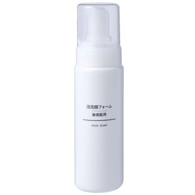 MUJI Sensitive Skin Cleansing Foam (Mousse) - 6.76 fl oz (200ml)