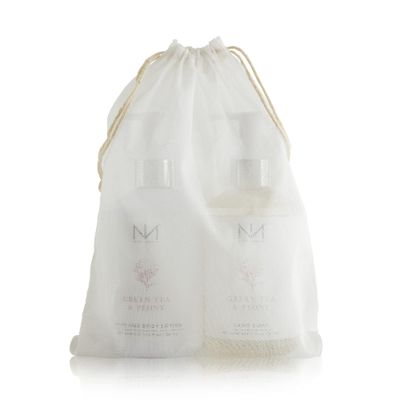 Niven Morgan Green Tea &amp; Peony Hand Soap and Lotion Set