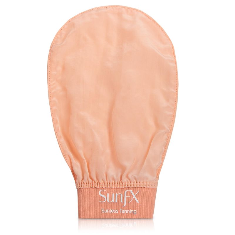 SunFX Exfoliating Silk Mitt - Gentle, Effective Exfoliation for Smooth, Radiant Skin - Perfect for Pre-Tan Prep and Removing Dead Skin Cells