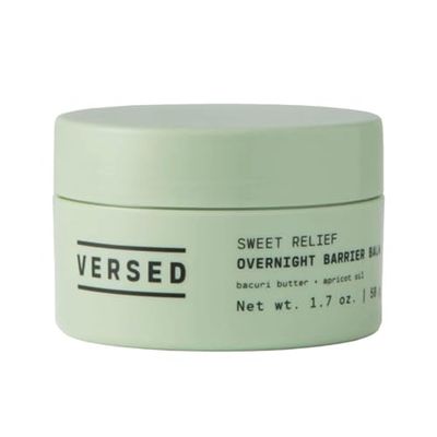 Versed Sweet Relief Night Mask + Face Balm - Intensive Overnight Moisturizing Face Mask for Redness Relief, Dry Skin and Moisture Barrier Repair - Soothing &amp; Vegan Facial Skin Care Mask (1.7 oz)