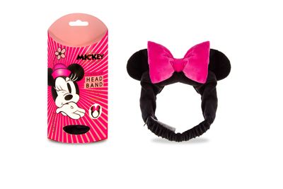 MAD Beauty Disney Minnie Mouse Headband | Keeps Hair Tucked Away During Beauty Routine | Cruelty-Free Cosmetics | Skincare Gifts for Women, Adults, and Kids