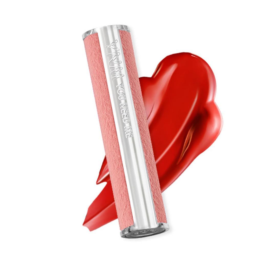 YNM Candy Gloss Balm 3g (03 CRIMSON CHILI, 3g)(+5 colors) K-beauty, Tinted, Color Lipstick Balm, Glossy, Moisture, korean, Jello lips, Non-Sticky and Long-lasting