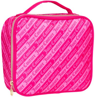 Juicy Couture Women&#39;s Cosmetic Bag - Makeup and Toiletries Travel Organizer, Compartments, Size One Size, Pink