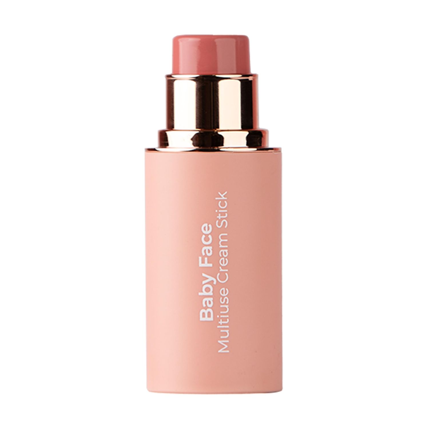 MCoBeauty Baby Face Multi-Use Cream Stick, Chouchou Nude Peach Shade, Silky Smooth, Buildable Blush for Eyes, Lips &amp; Cheeks, Vegan, Cruelty Free Cosmetics