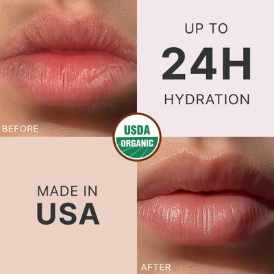 USDA Organic Lip Balm - USA Made &amp; All Natural, Beeswax Vanilla Chapstick for Dry Lips, Gifts for Women, Birthday Gifts for Her &amp; Him, Hydrating Lip Balm Beauty Gifts, Natural Chapstick