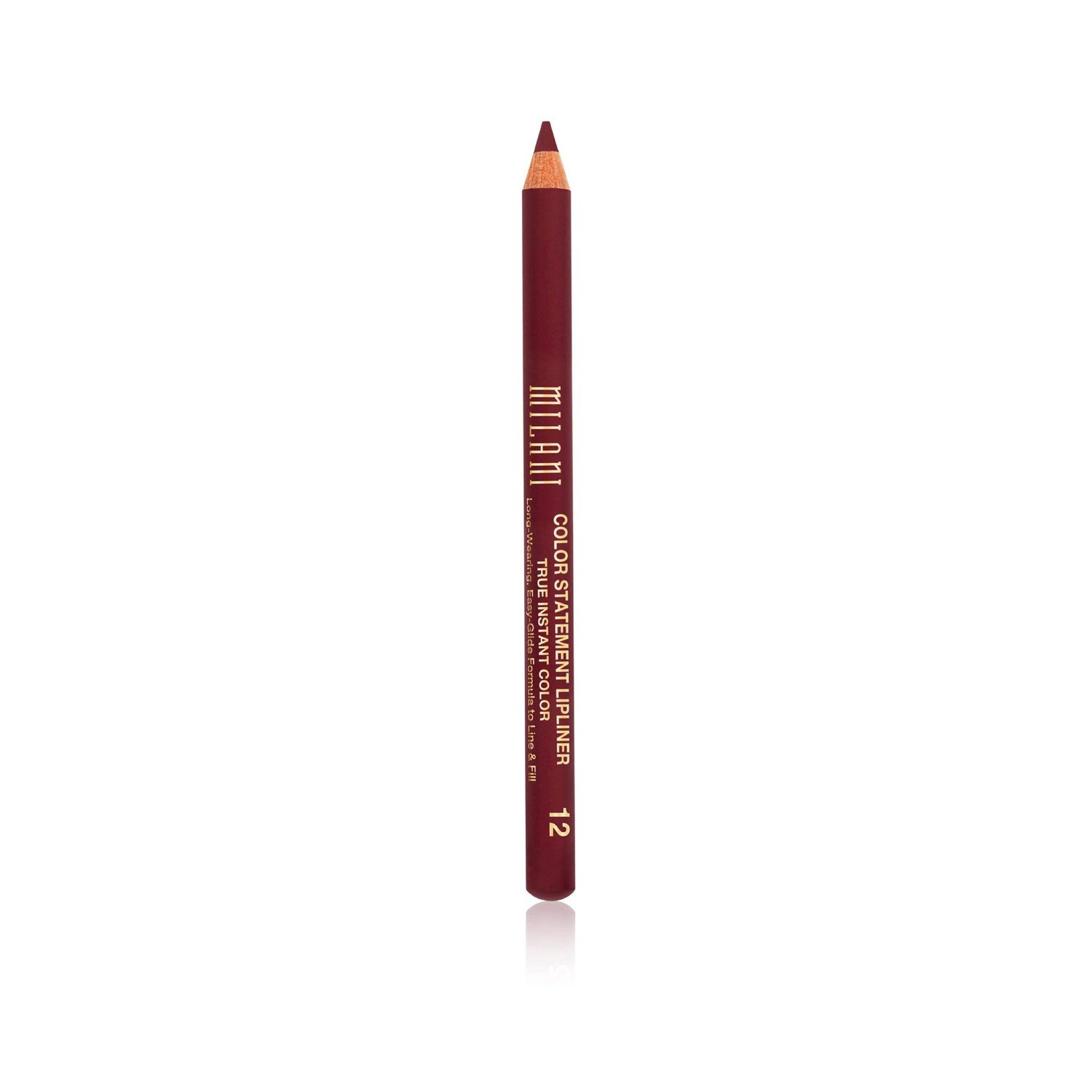 Milani Color Statement Lipliner - Bordeaux (0.04 Ounce) Cruelty-Free Lip Pencil to Define, Shape &amp; Fill Lips