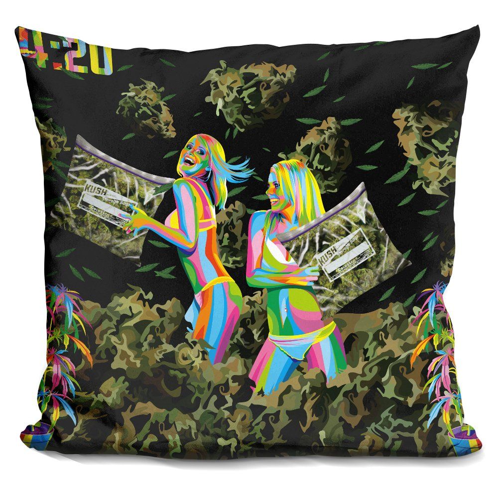 LiLiPi Fight Decorative Accent Throw Pillow