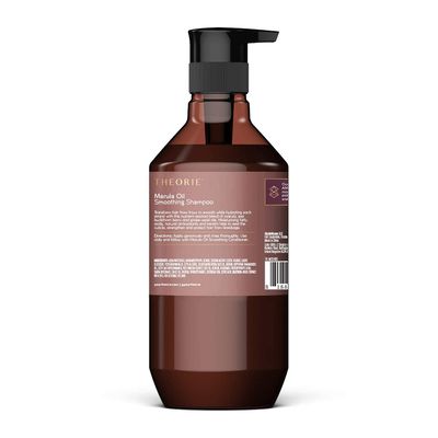 Theorie Smoothing Shampoo - Frizz Control with Marula, Sea Buckthorn &amp; Grape Seed Oils, Sulfate-Free, Gluten-Free, All Hair Types, 800 ML