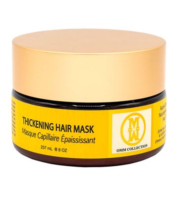 OMM Collection Natural Hair Thickening Mask - Treatment For Hair Loss Prevention &amp; Thinning - Hydrating Hair Mask for Dry &amp; Damaged Hair, Boost Hair Growth, Stimulates Hair Follicles, All Hair, Vegan