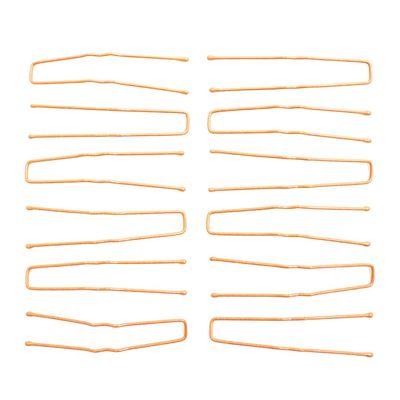 Mia Sqhair Pins, Square Shaped Bobby Pins, Hair Pins for Long + Thick Hair, Blonde, for Women, Girls, Updos, French Twists 12pcs