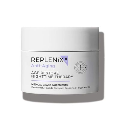 Replenix Age Restore Nighttime Therapy Face Cream, Anti-Aging Medical-Grade Facial Moisturizer for Mature &amp; Dry Skin (1.7 oz)
