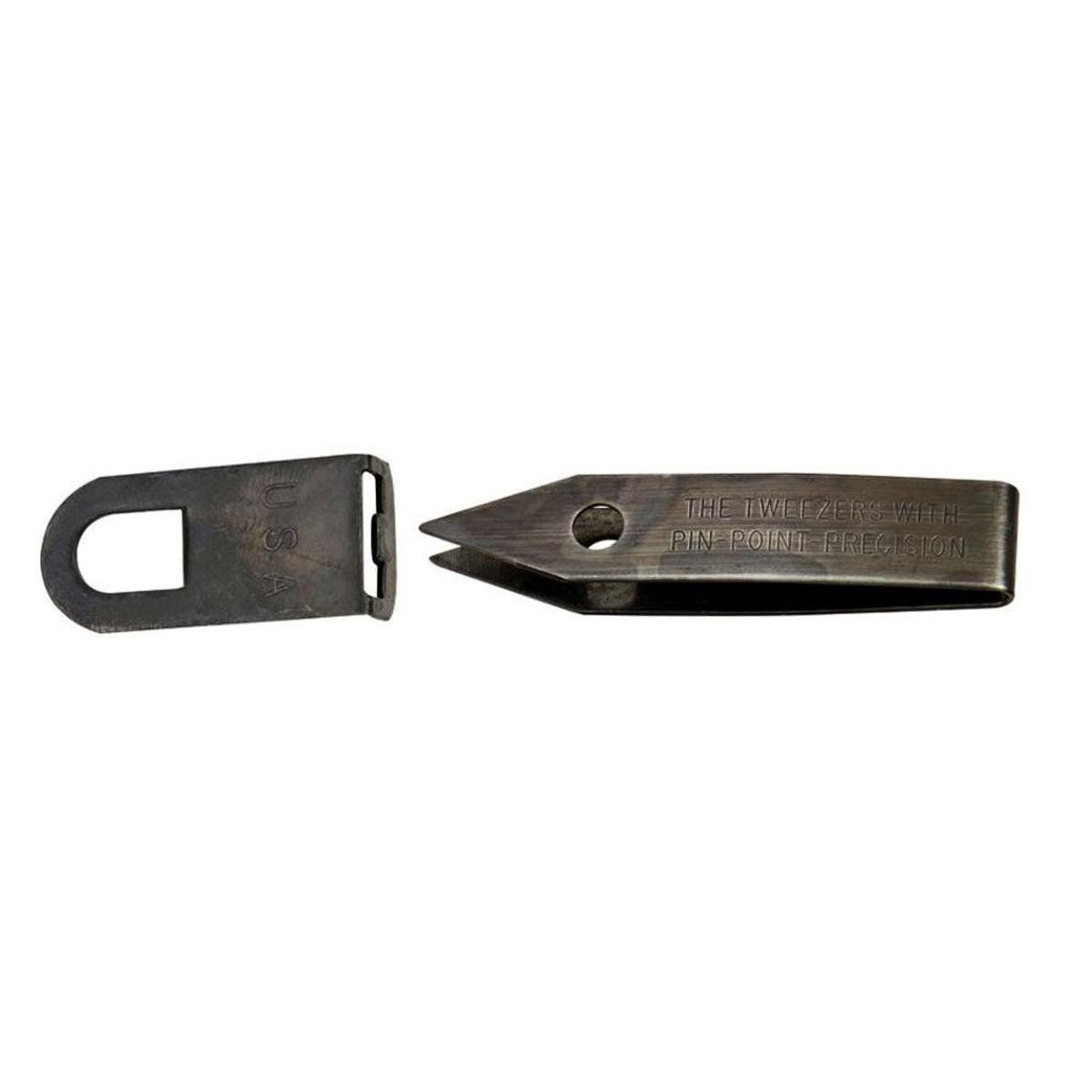 Sliver Gripper Black Oxide Uncle Bill&#39;s Key Chain Tweezers
