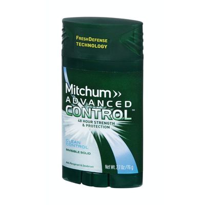 Mitchum Men Advanced Control, Clean Control Invisible Solid 2.7 oz (Pack of 7)
