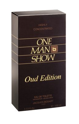 Jacques Bogart One Man Show for Men, Eau de Toilette Spray, Oud Edition, 3.33 Ounce