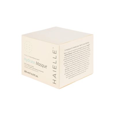 HAIELLE Hydrate Masque - Hair Mask for Dry Damaged Hair and Growth Stimulation - Hair Deep Conditioning Treatment - Stronger, Smoother, Softer, More Manageable Hair, 200 ml / 6.8 fl oz